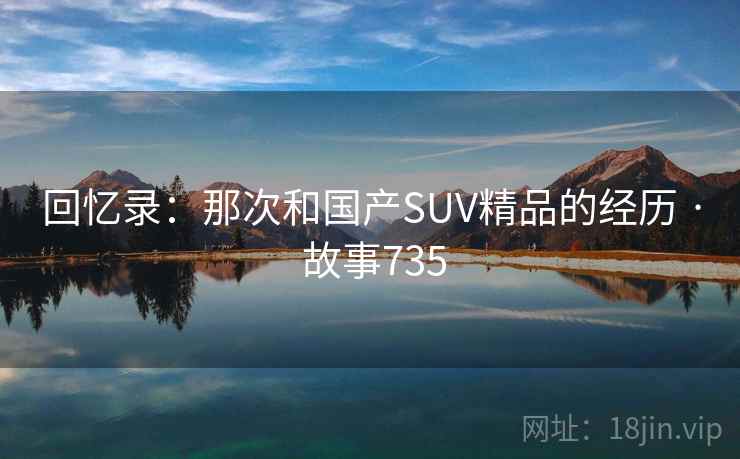 回忆录：那次和国产SUV精品的经历 · 故事735